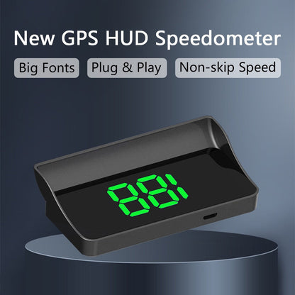 GPS Car HUD Digital Speedometer – Clear MPH/KM/H Display