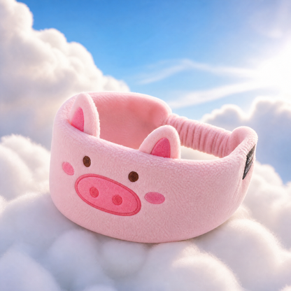 🐾Snugsy Buds 2.0 Kids Sleep Headband Headphones, Soft Fleece Cartoon Wireless Sleeping Earphones for Children &