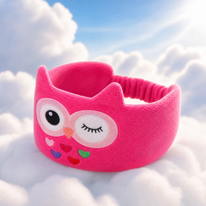 🐾Snugsy Buds 2.0 Kids Sleep Headband Headphones, Soft Fleece Cartoon Wireless Sleeping Earphones for Children &
