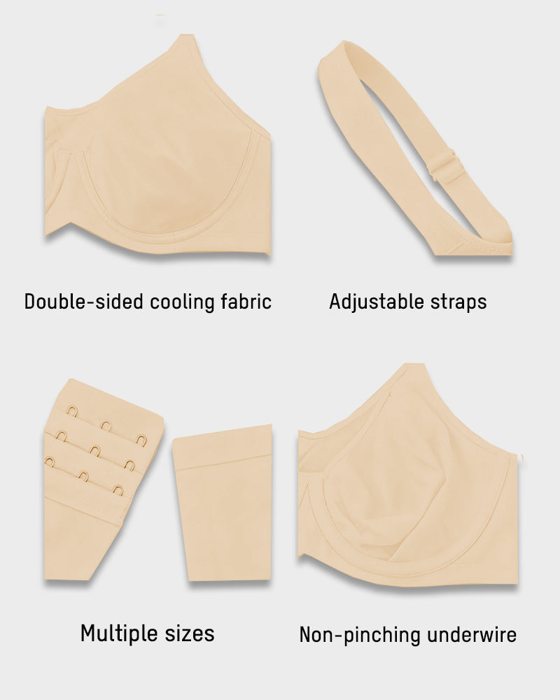 Plus Size Cooling Full Coverage Minimizer Bra