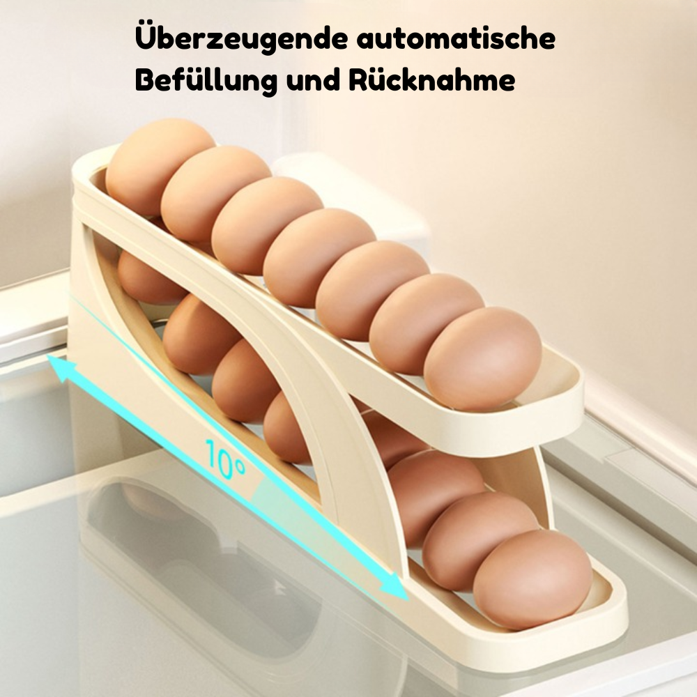Automatisch rollendes Eierregal (1+1 GRATIS)