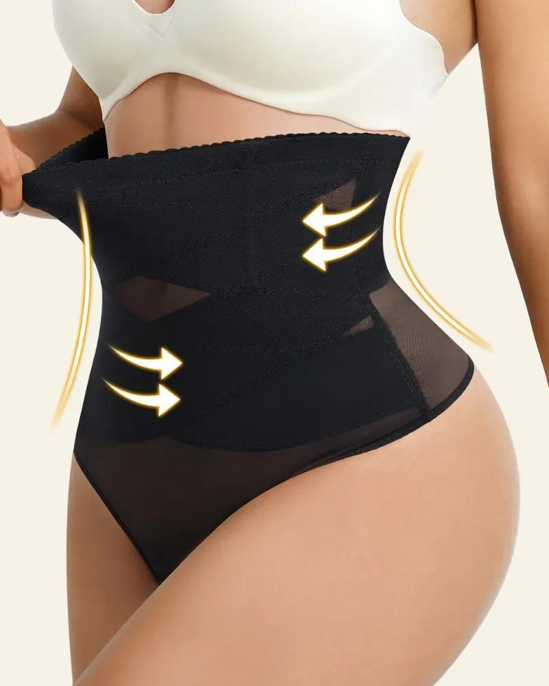 Cross High Waist Shaping Briefs