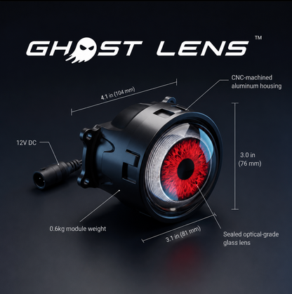 GhostLens Demon Eye LED Headlight Kit