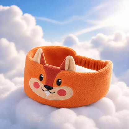 🐾Snugsy Buds 2.0 Kids Sleep Headband Headphones, Soft Fleece Cartoon Wireless Sleeping Earphones for Children &