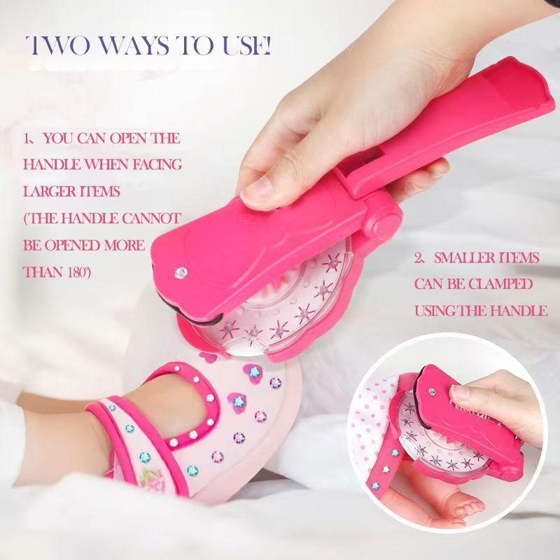 💎Glitter Diamond Styling Tools Hair Gemstone Styling Set