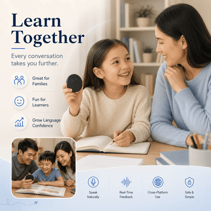 Spanish & English Practice Companion – Supports 165 Languages