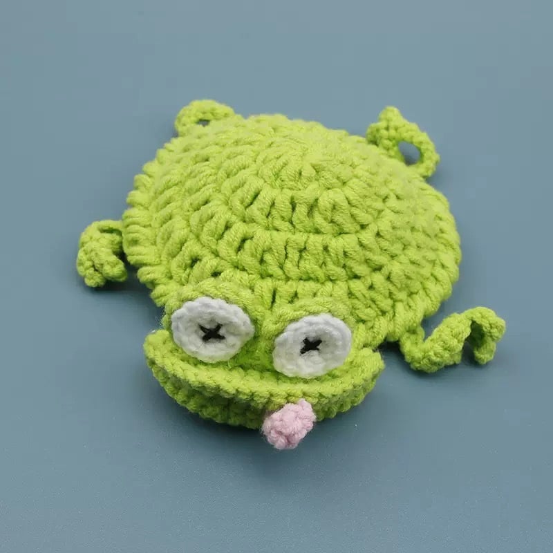 Whimsical 3D Crochet Lizard Coaster