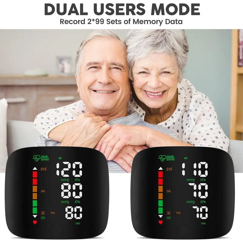 Final 3 Hours: 70%OFF🔥Wrist Blood Pressure Monitor – LED Touch Screen & Adjustable Fit