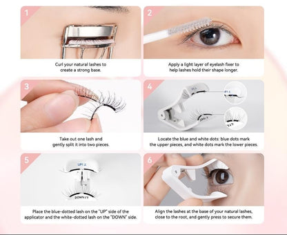 Soft Magnetic Eyelashes All-in-One Box, Reusable