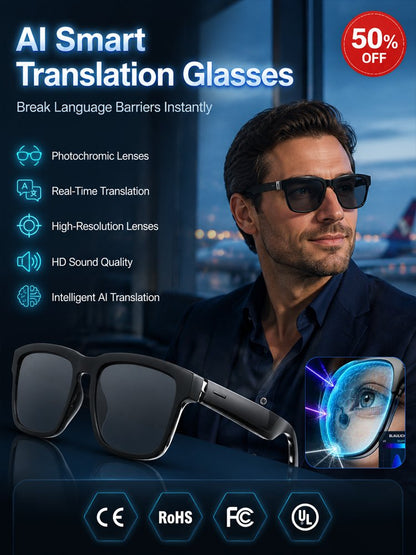 AI Smart Bluetooth Glasses-Ketaticeo