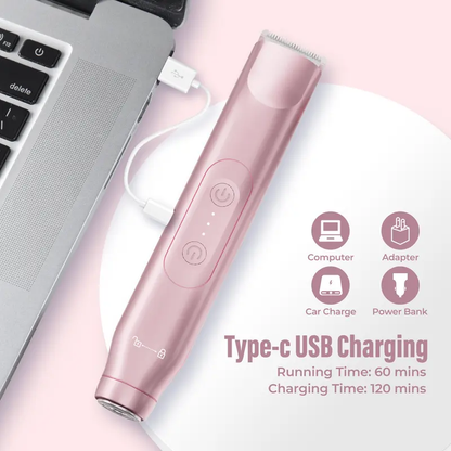 Rechargeable 2-in-1 Electric Shaver/Trimme