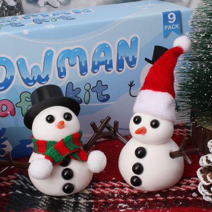 Perfect Christmas gift: 12-pack modeling clay DIY snowman kit