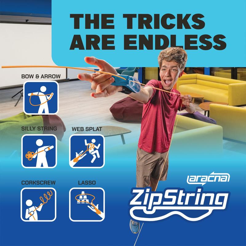 49% OFF This Week Promotions🎉🎉World's First String Launching Webshooter that Glows-In-the-Dark