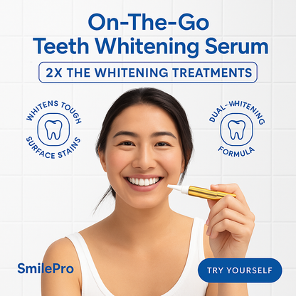 Extra-Strength Teeth Whitening Serum Pen + Dual-Peroxide Formula & Xylitol