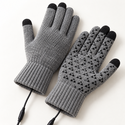 USB-Heated Winter Gloves – Warm & Touchscreen-Friendly