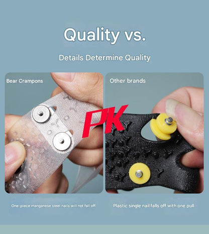 Manganese Steel Spikes Non-slip Shoe Covers