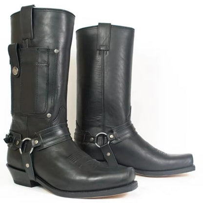 🔥PU Leather Slip on Boots Breathable Chelsea Boots - Free Shipping