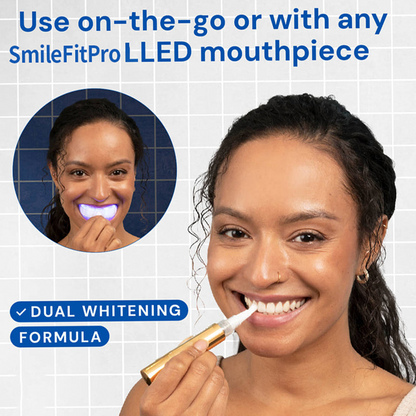 Extra-Strength Teeth Whitening Serum Pen + Dual-Peroxide Formula & Xylitol