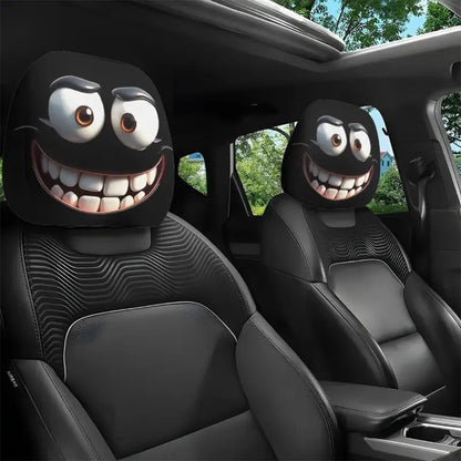 🔥Buy 1 Get 1 Free🔥 Gothic Phantom Skull Car Headrest Covers, Horror Car Accessories