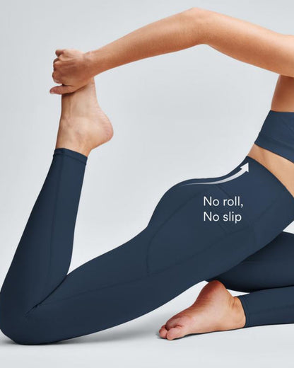 Butt Lifting Tummy Control Side Pocket High Waisted Shaping Training Leggings