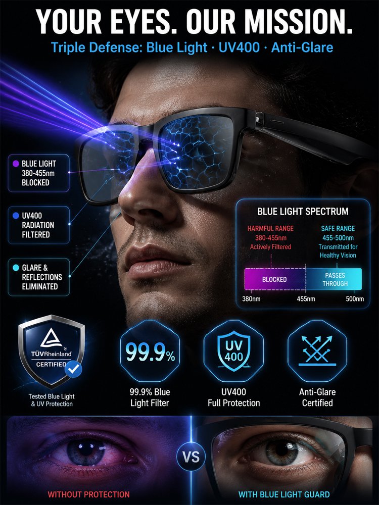 AI Smart Bluetooth Glasses-Ketaticeo