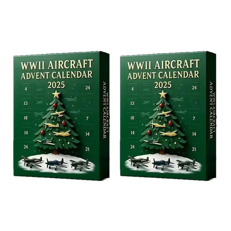🔥2025 Aircraft Advent Calendar World War II Plane