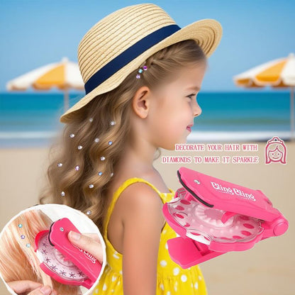 💎Glitter Diamond Styling Tools Hair Gemstone Styling Set