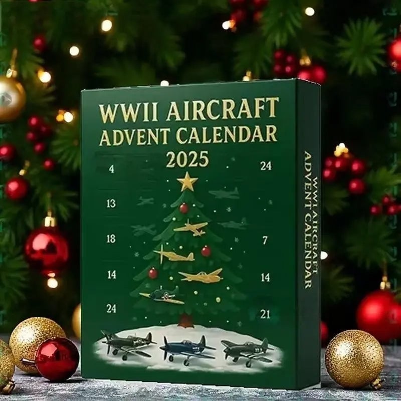 🔥2025 Aircraft Advent Calendar World War II Plane