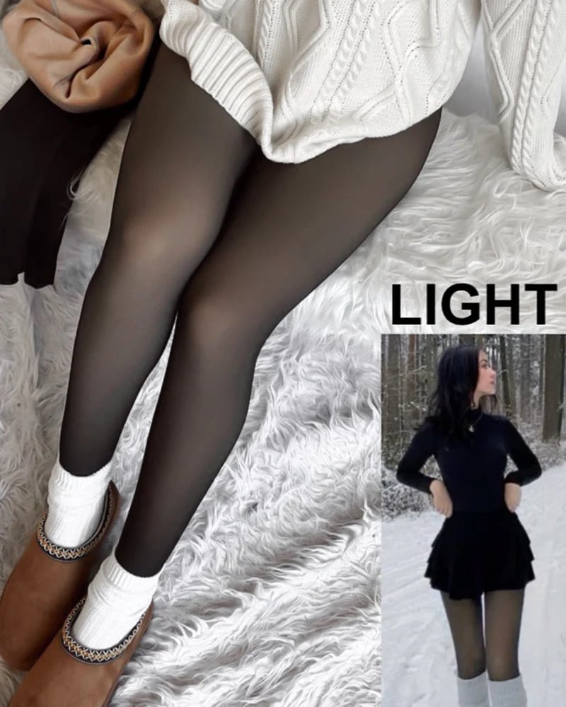 MAGIC VELVET LINED LEGGINGS • CLOSED FOOT (LOOKS LIKE PANTYHOSE)