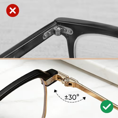 🔥Limited Time 50% OFF! Elegant Photochromic Reading Glasses, Anti-Fatigue HD Lens Business Eyewear for Middle-aged