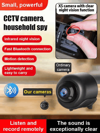 🔥[Upgraded ultra-invisible] No-plug camera🔥