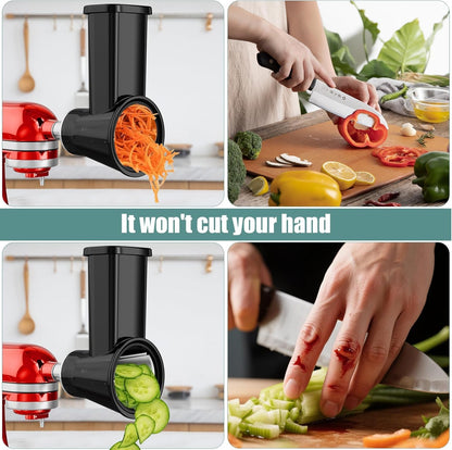 🧀 Premium Slicing and Shredding Attachments for Stand Mixers