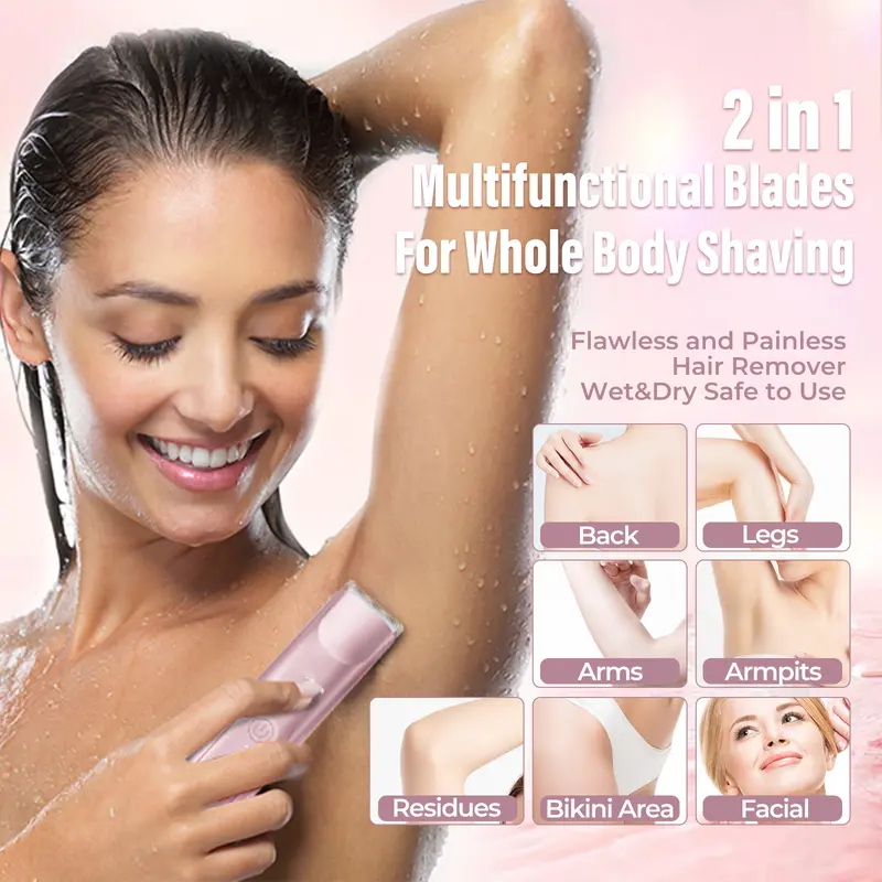 Rechargeable 2-in-1 Electric Shaver/Trimme
