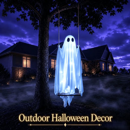 Halloween Hanging Swing Ghost