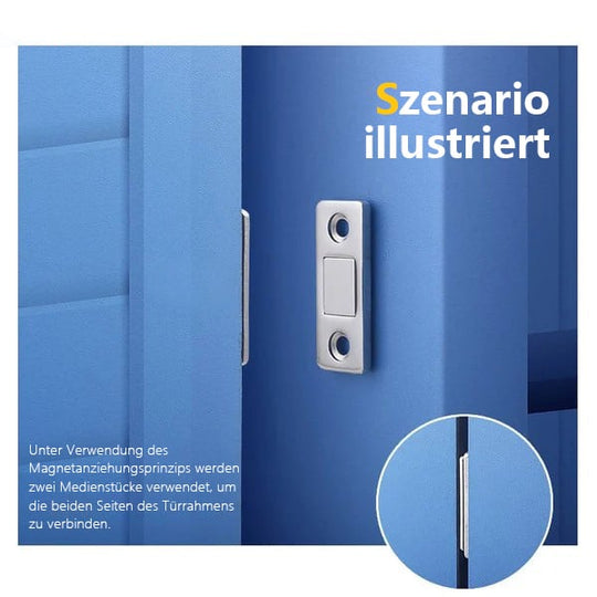 InvisiLock™ | Ultradünne Unsichtbare Schranktürmagnete (4er-Satz)