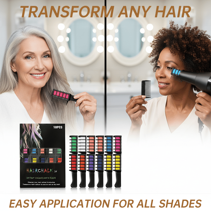 🎅Christmas Pre-sale-49% OFF✨Festive Fun Hair Chalk Combs
