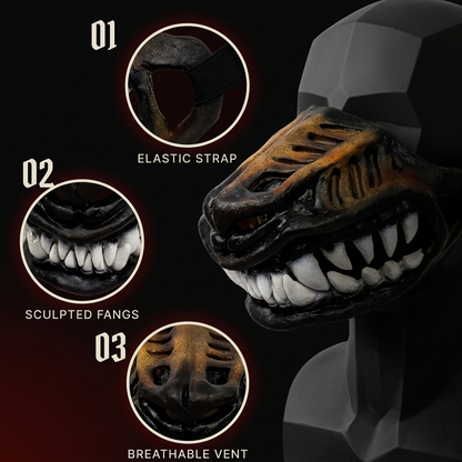 😈 Hellbreed Fang Dog Muzzle | Terrifying Look For Large Dogs 🐕