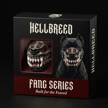 😈 Hellbreed Fang Dog Muzzle | Terrifying Look For Large Dogs 🐕