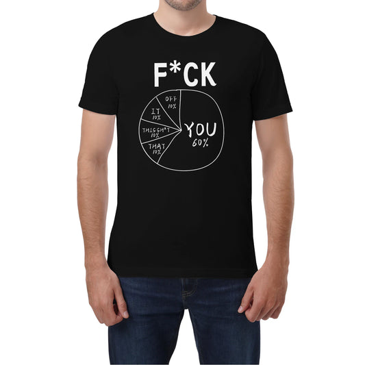 🔥Hot Sale Funny Meme Pie Chart Sarcastic T-Shirt, Comfort Soft Cotton Streetwear Graphic Tee Multiple Colors