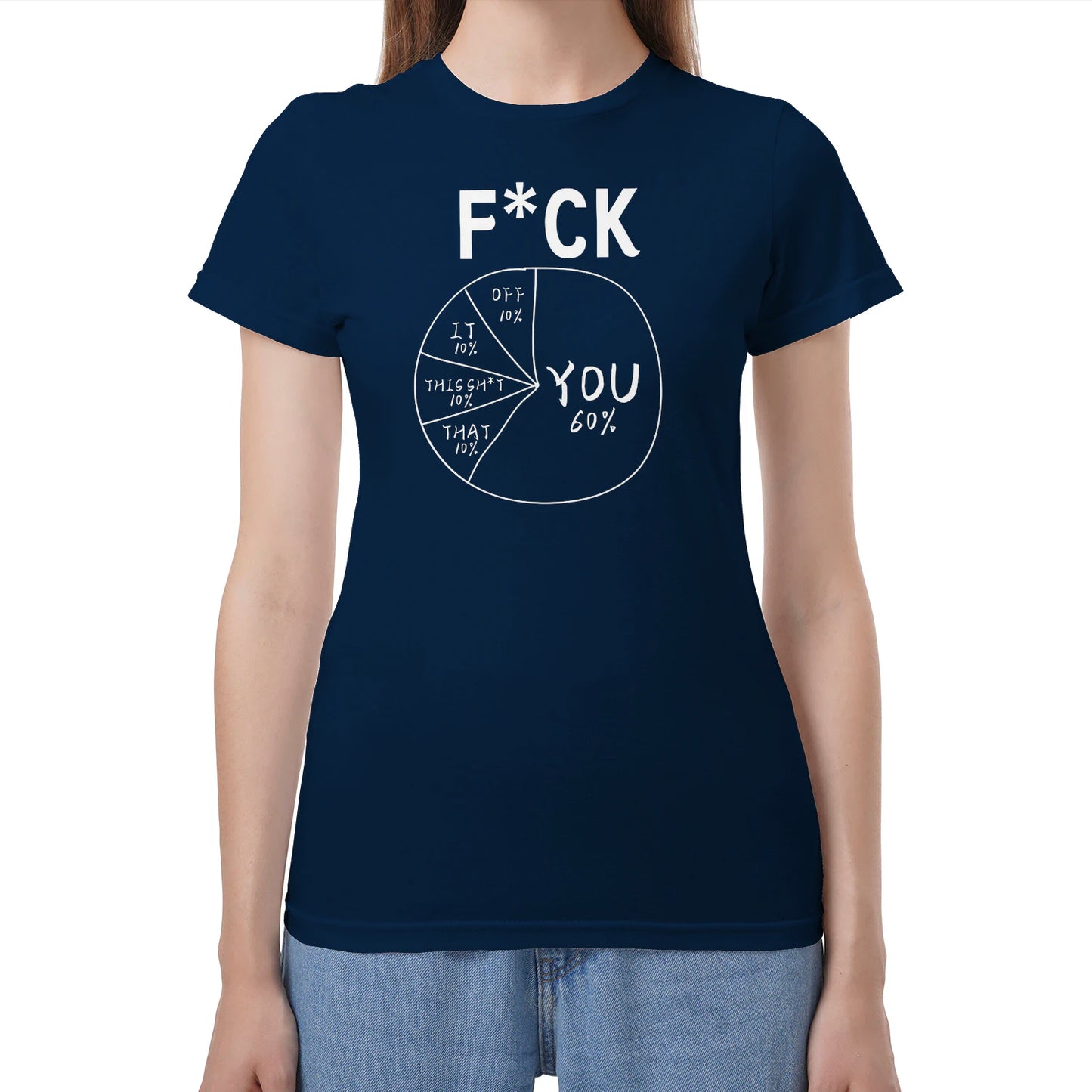 🔥Hot Sale Funny Meme Pie Chart Sarcastic T-Shirt, Comfort Soft Cotton Streetwear Graphic Tee Multiple Colors