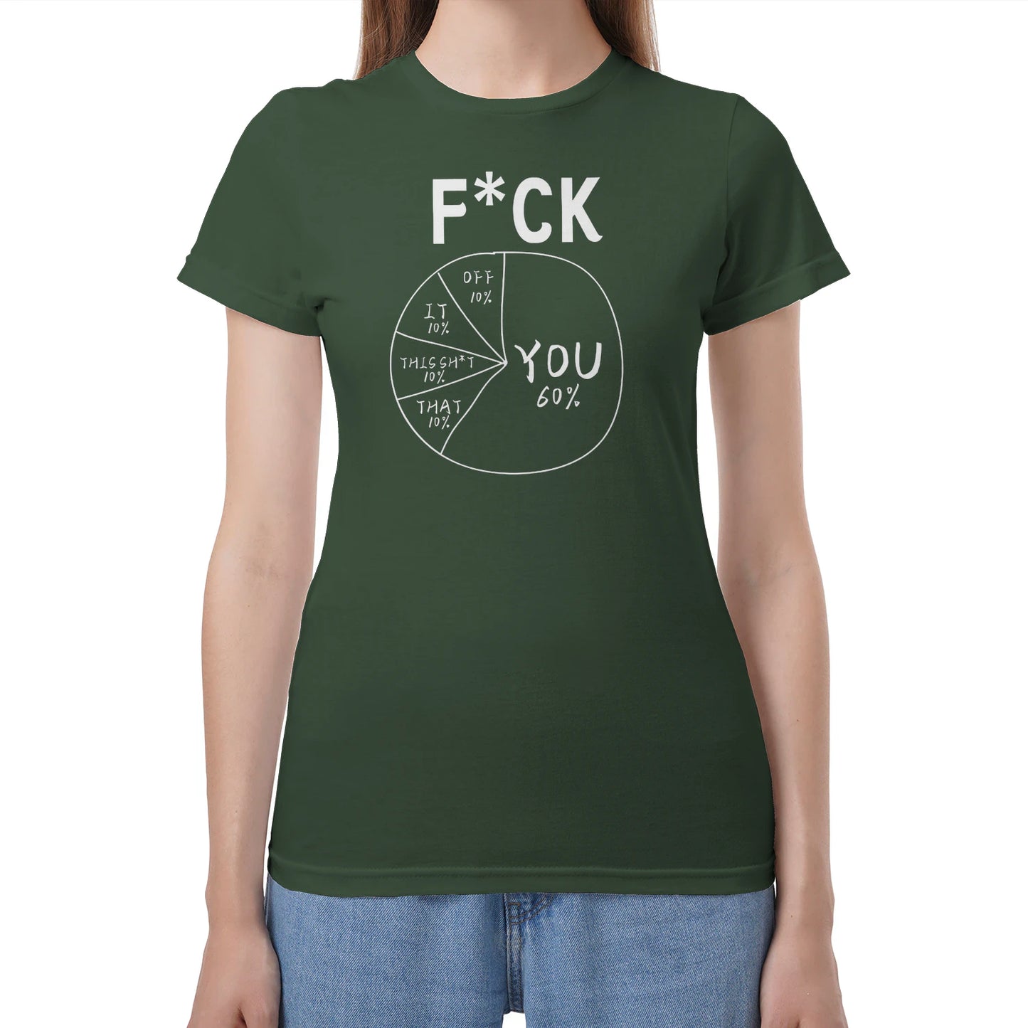 🔥Hot Sale Funny Meme Pie Chart Sarcastic T-Shirt, Comfort Soft Cotton Streetwear Graphic Tee Multiple Colors