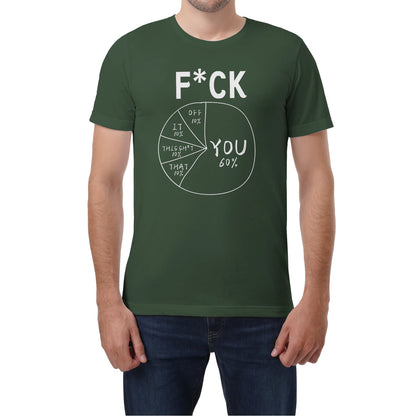 🔥Hot Sale Funny Meme Pie Chart Sarcastic T-Shirt, Comfort Soft Cotton Streetwear Graphic Tee Multiple Colors