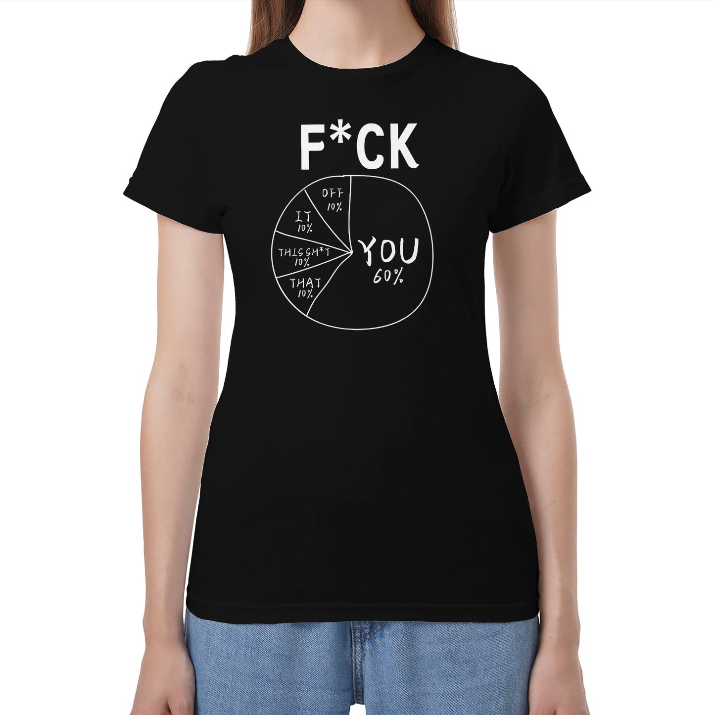 🔥Hot Sale Funny Meme Pie Chart Sarcastic T-Shirt, Comfort Soft Cotton Streetwear Graphic Tee Multiple Colors