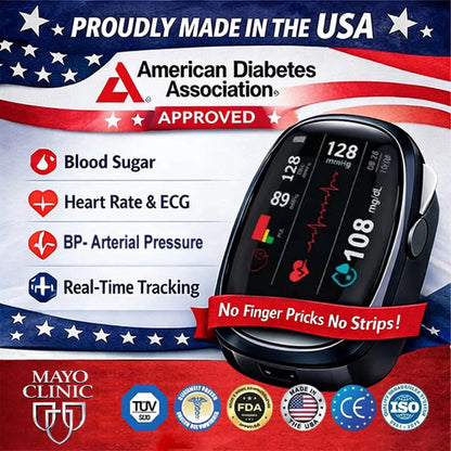 🔥Non-Invasive Smart Blood Sugar Tracking Device 99.9% Accuracy