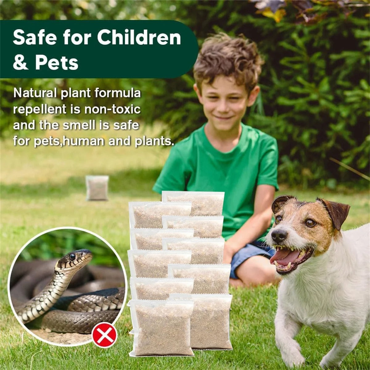 🔥Snakes & Lizards Repellent Pouches