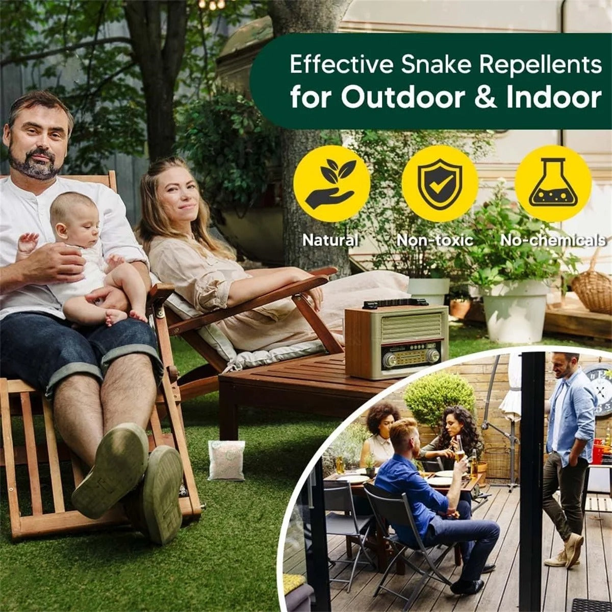 🔥Snakes & Lizards Repellent Pouches