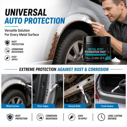 ✨🥳2026 HOT SALE🥳💞50K+ SOLD!🔧🏠 Metal Rust Protection Black Repair Paste – Restores rusty gates, railings & tools. Forms protective coating – no need to replace! 🛡️✨