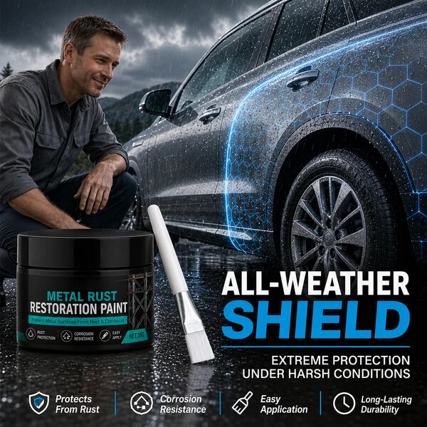 ✨🥳2026 HOT SALE🥳💞50K+ SOLD!🔧🏠 Metal Rust Protection Black Repair Paste – Restores rusty gates, railings & tools. Forms protective coating – no need to replace! 🛡️✨