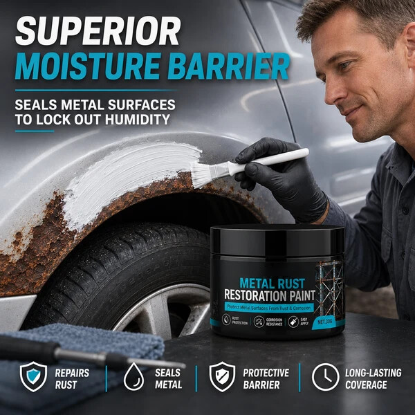 ✨🥳2026 HOT SALE🥳💞50K+ SOLD!🔧🏠 Metal Rust Protection Black Repair Paste – Restores rusty gates, railings & tools. Forms protective coating – no need to replace! 🛡️✨