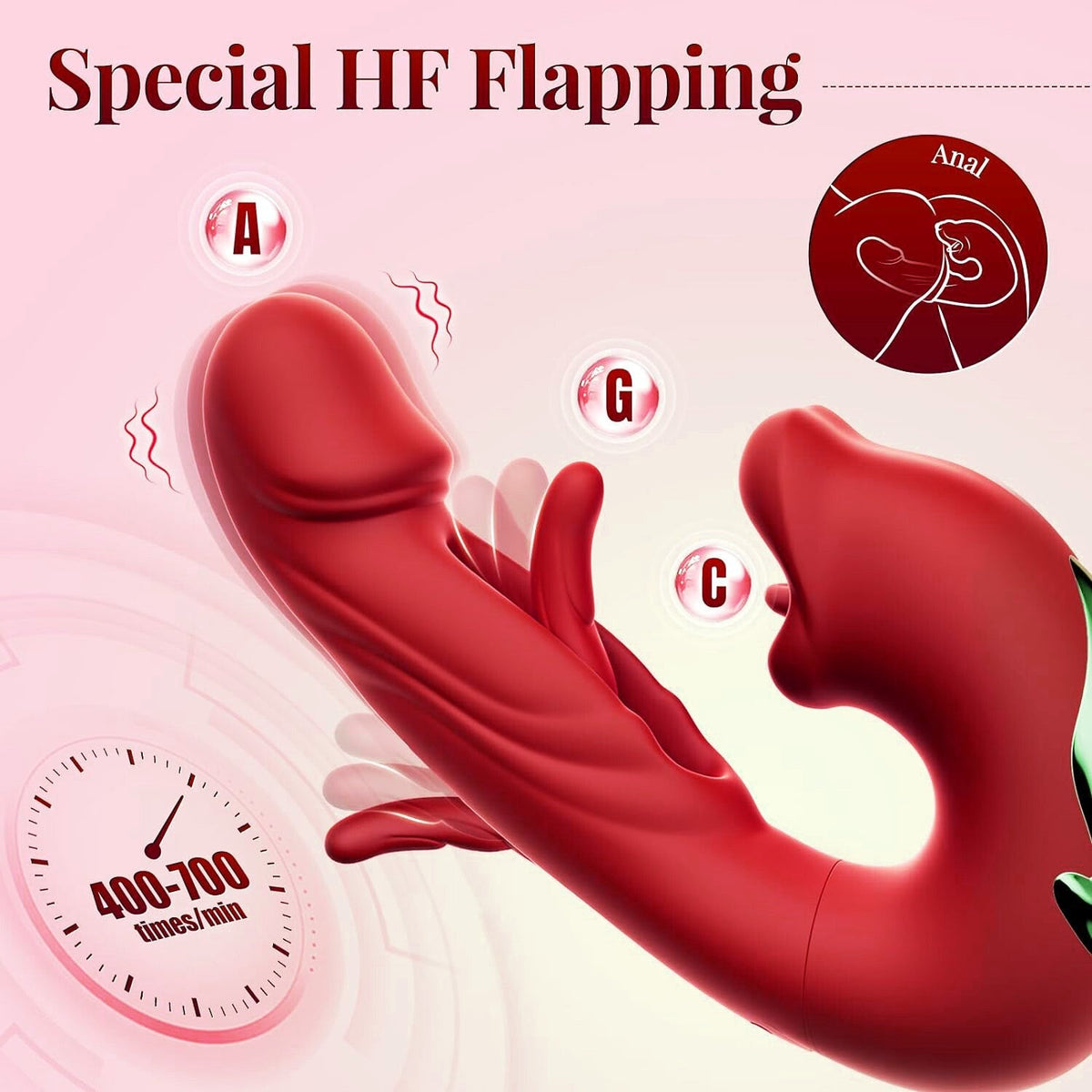 💋 Sale 70% OFF 💋 2026  4-in-1 Flapping & Licking Vibrator